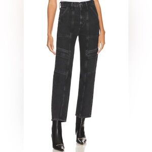 Agolde Cooper Cargo Black Women's Jeans